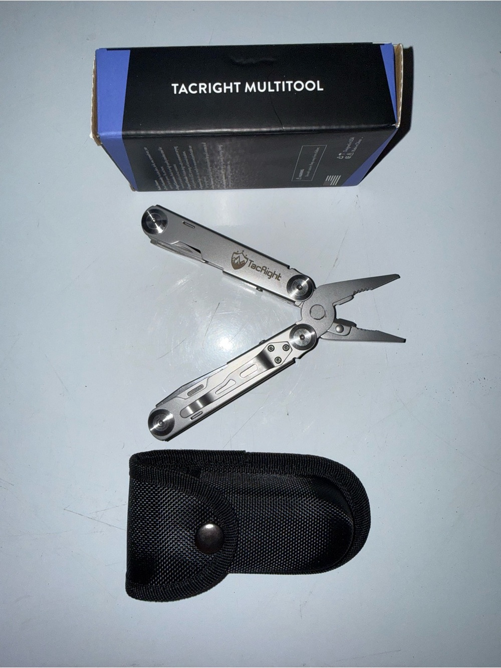 TacRight Silver Multitool - Compact Men’s Accessory multitool brand - Picture 5 of 7